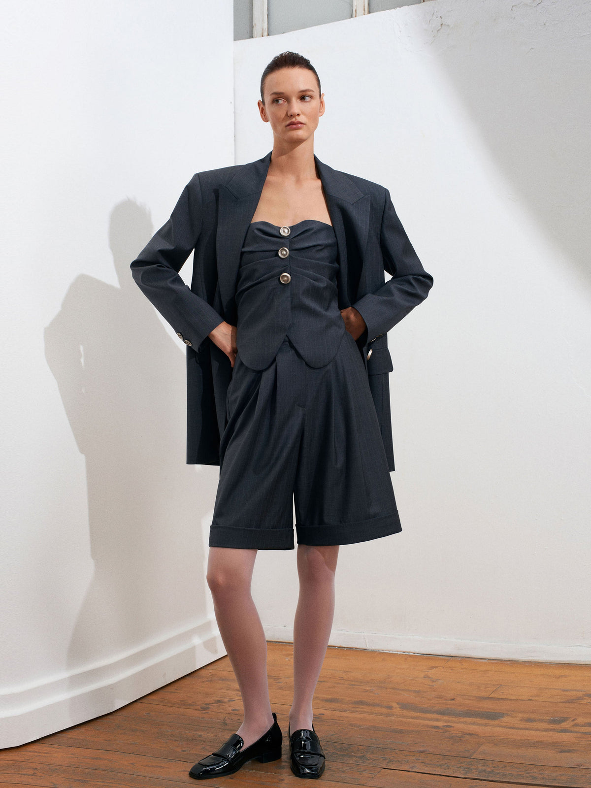 Guru Tailoring Strapless Top / Limited Edition