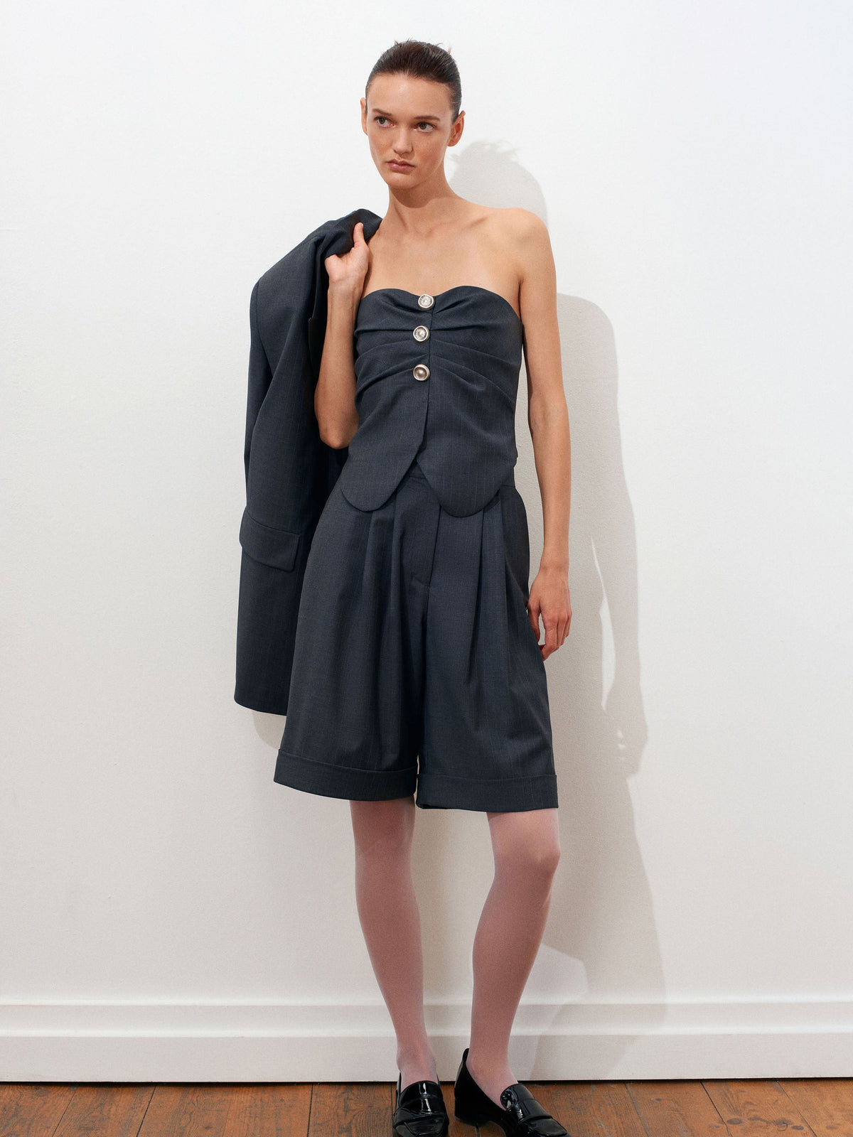 Guru Tailoring Strapless Top / Limited Edition