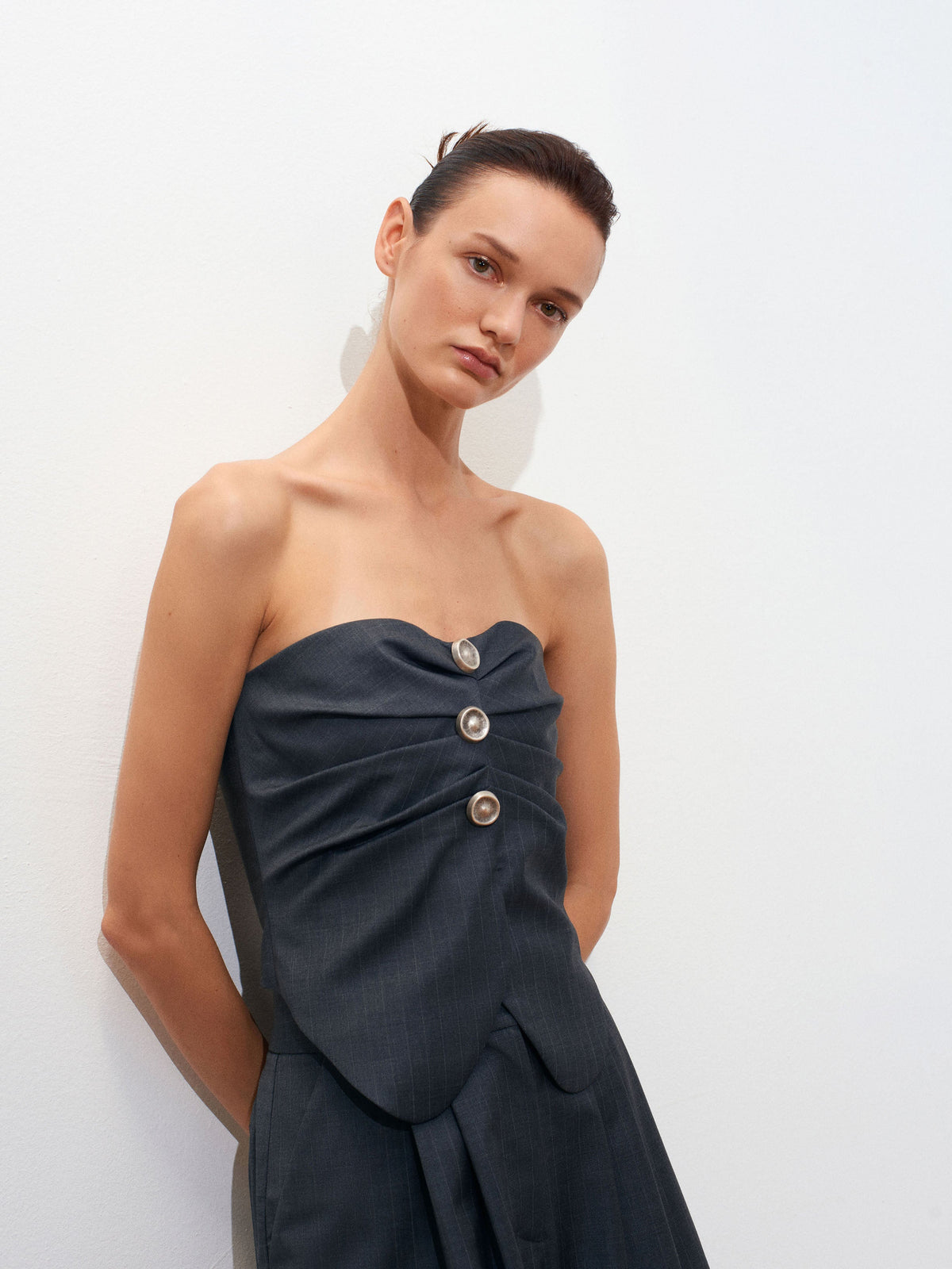 Guru Tailoring Strapless Top / Limited Edition