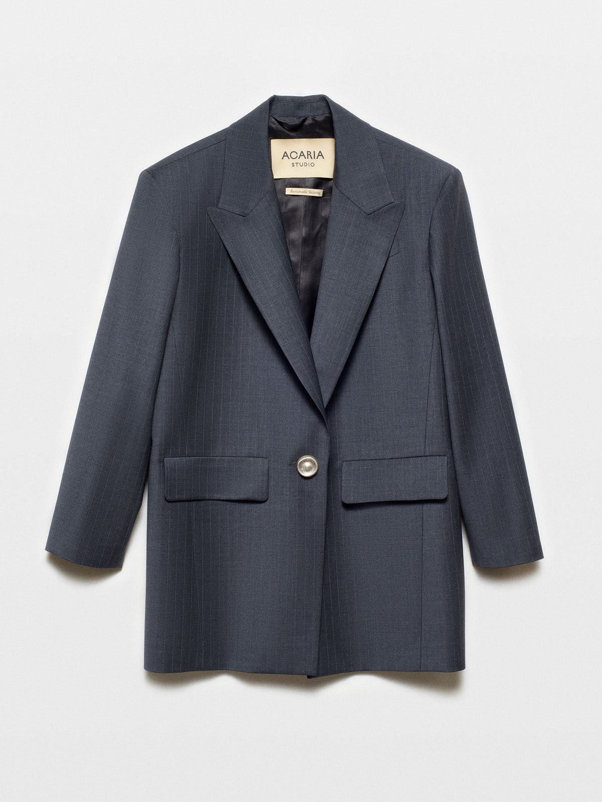 Guru Boyfriend Striped Blazer