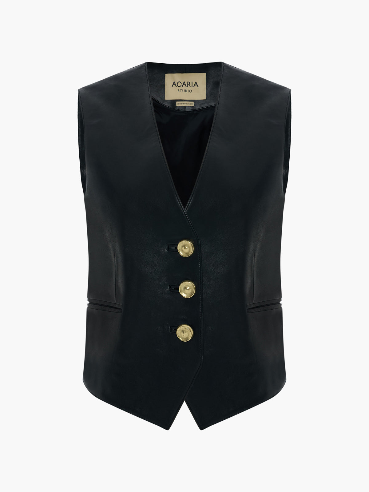 Ancient Poem Leather Vest