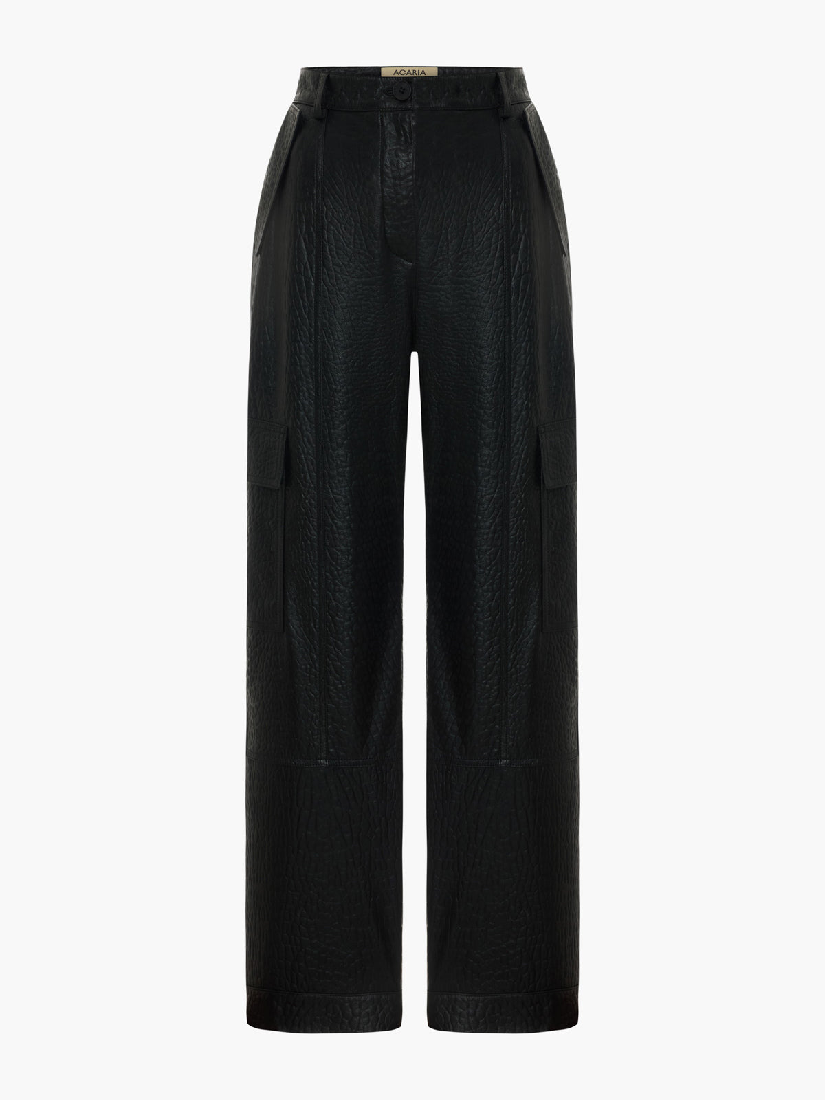 Zoe Leather Cargo Pants