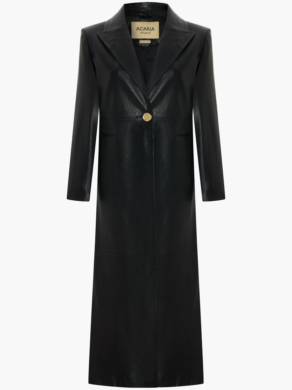Venus Maxi Leather Blazer