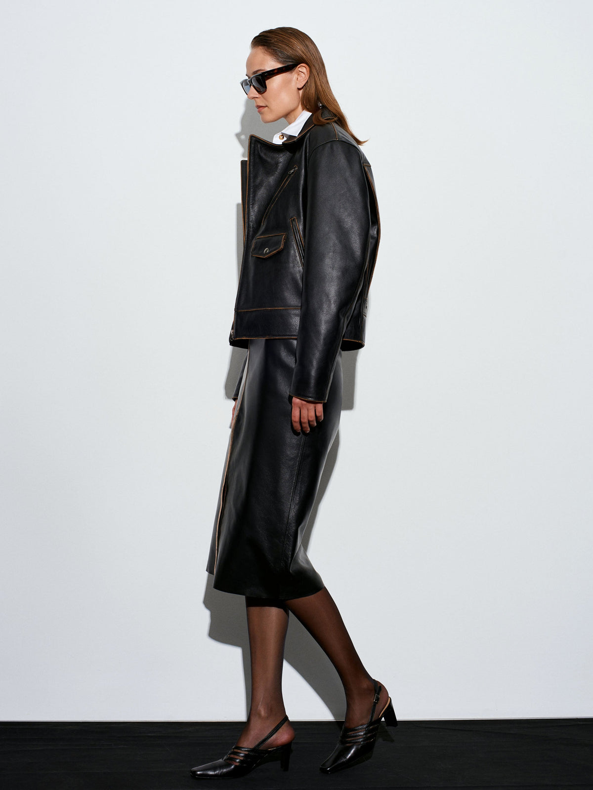 Antique Leather Biker Jacket