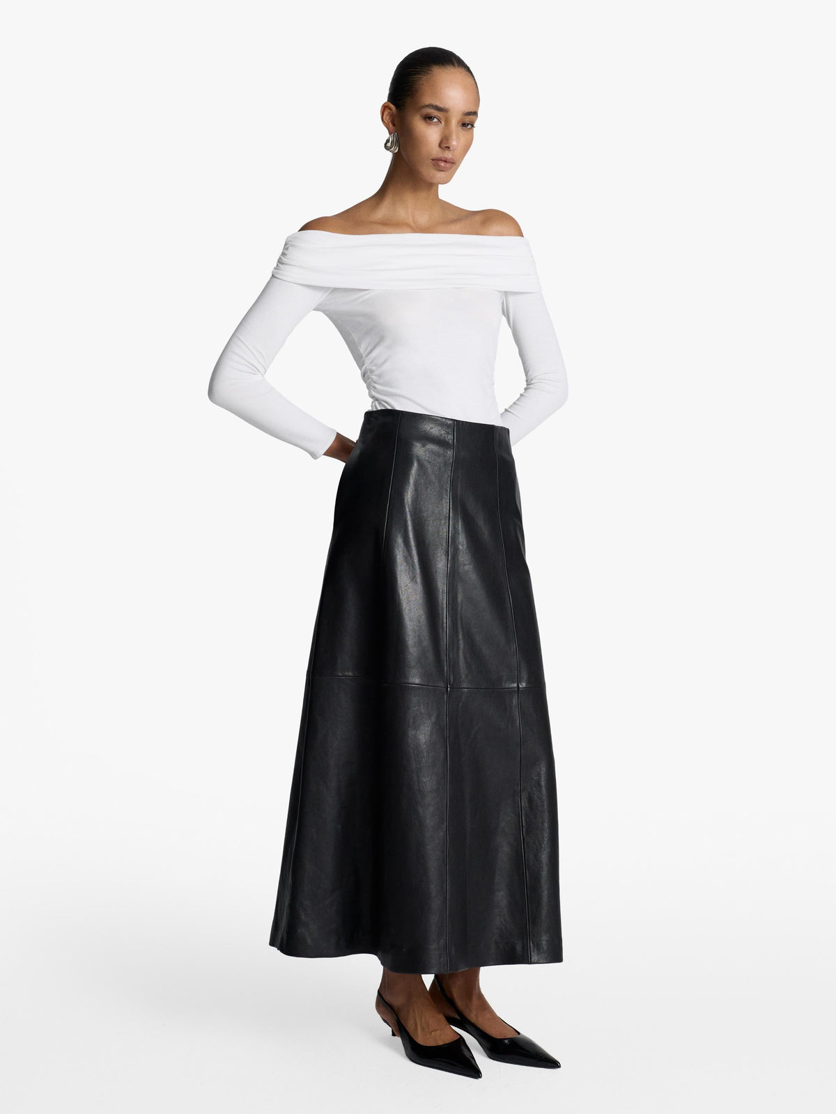 Venus Leather Skirt