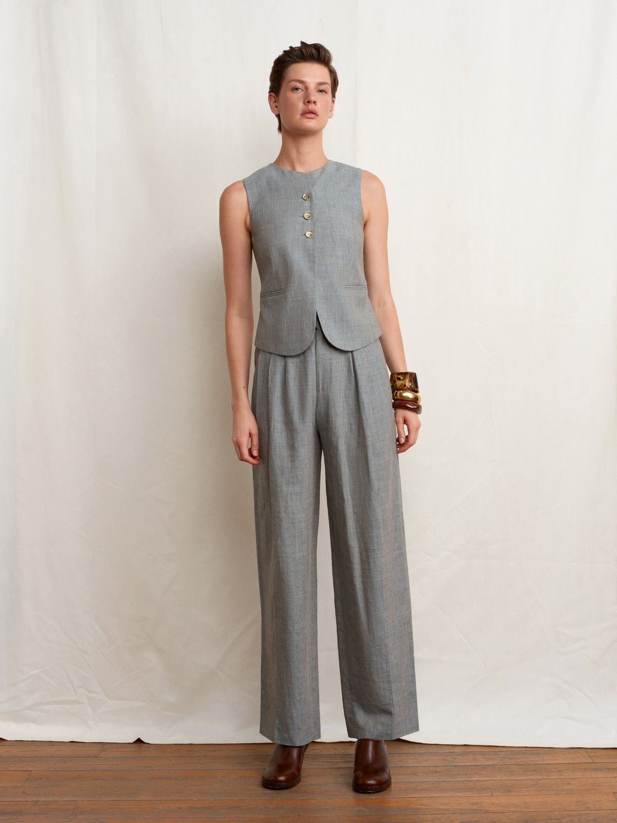 L'ocean Linen Pants