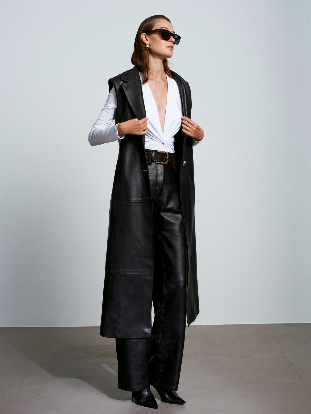 Root Leather Pants