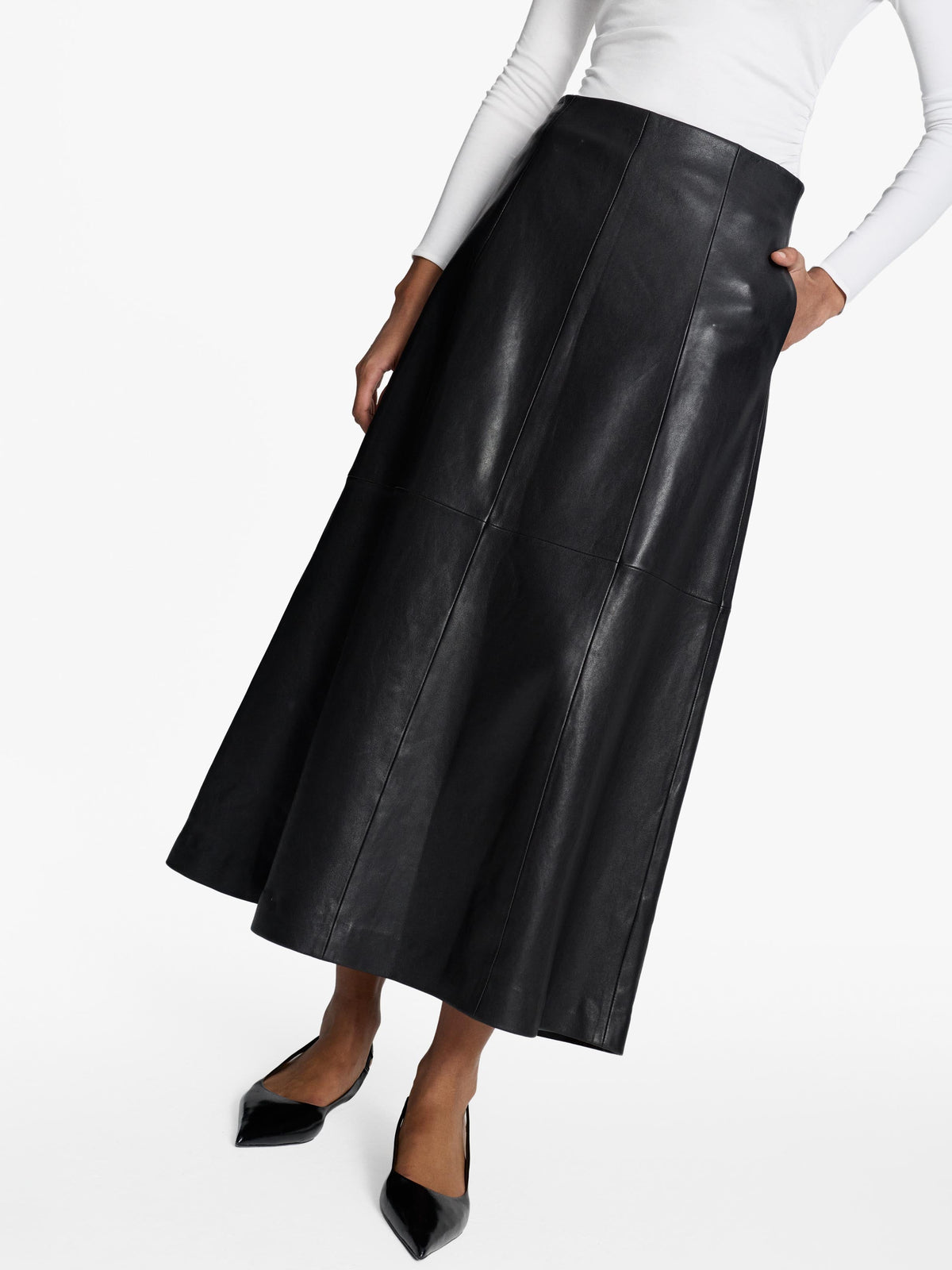 Venus Leather Skirt